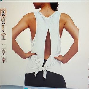 Mippo open back workout top